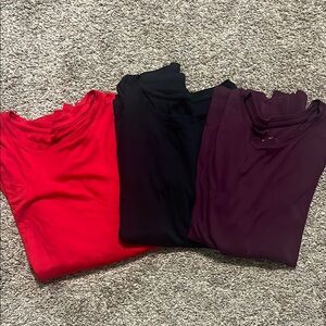 A New Day Bundle of 3 Women’s Long Sleeve Shirts Medium